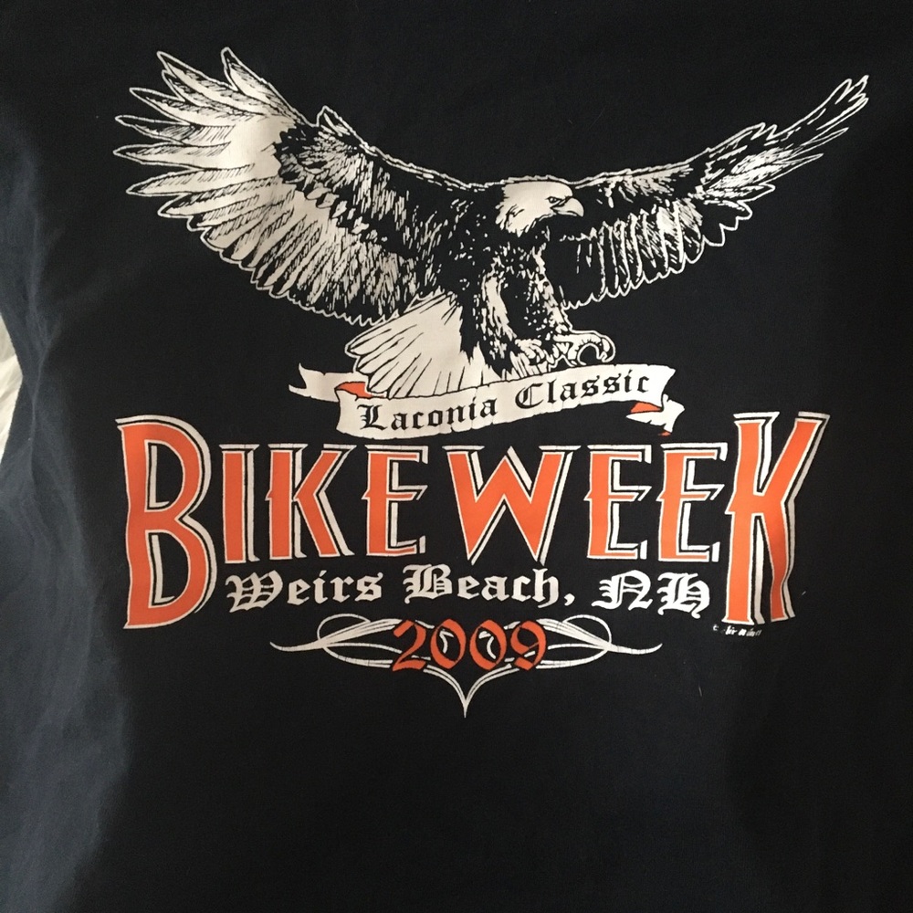 Laconia Bike Week 2009 Black Shirt Men’s XXL Good Condition